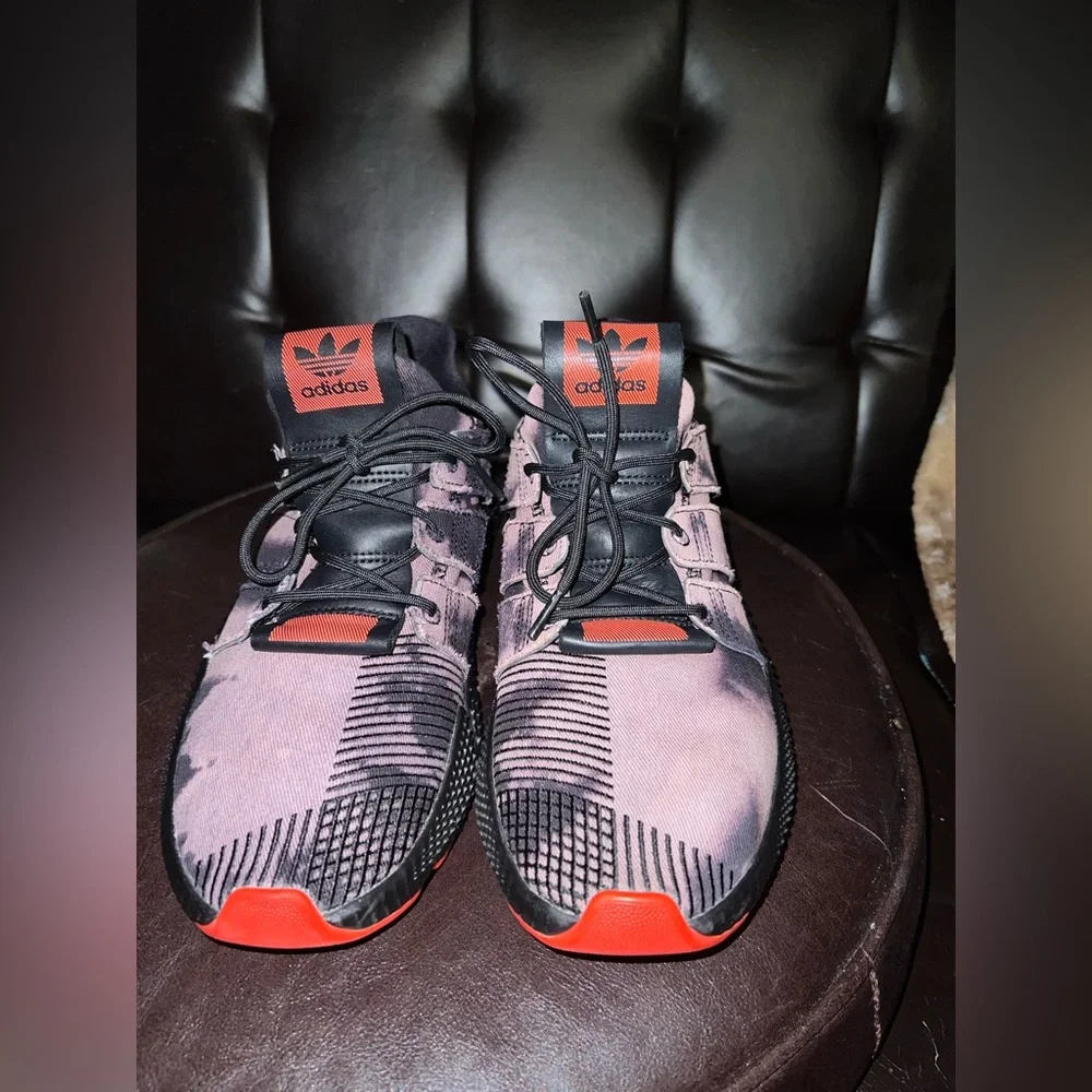 adidas Prophere Bleached Black Solar Red size 10 - Picture 5 of 13